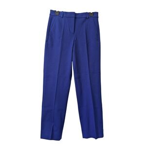 J. Crew Factory Kallie Straight Leg Pants‎ Size 6 Blue NWT $98 BO899